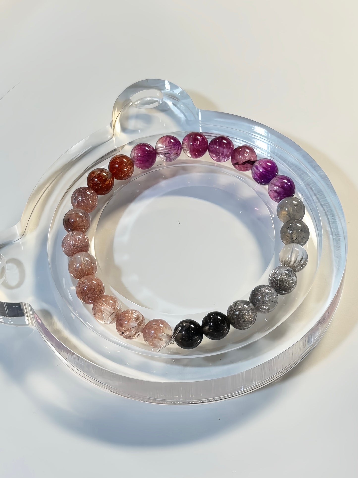 Rainbow super 7 crystal bracelet